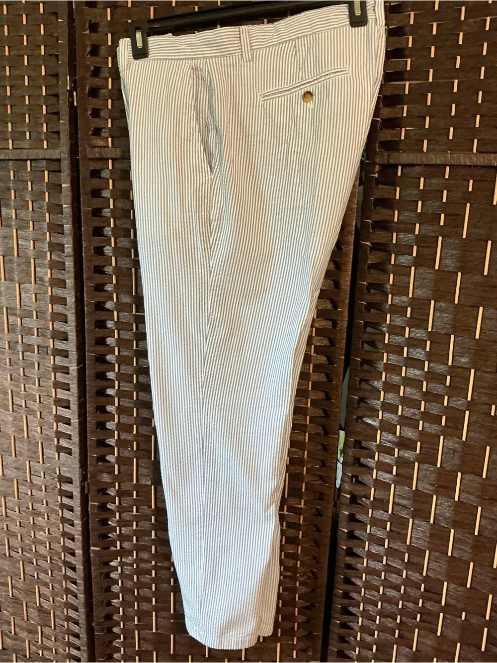 Vineyard Vines Blue and White Seersucker Chinos